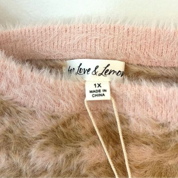 For Love and Lemons Cher Houndstooth Cardigan Sweater and Tank Set 1X NWT - Picture 9 of 15